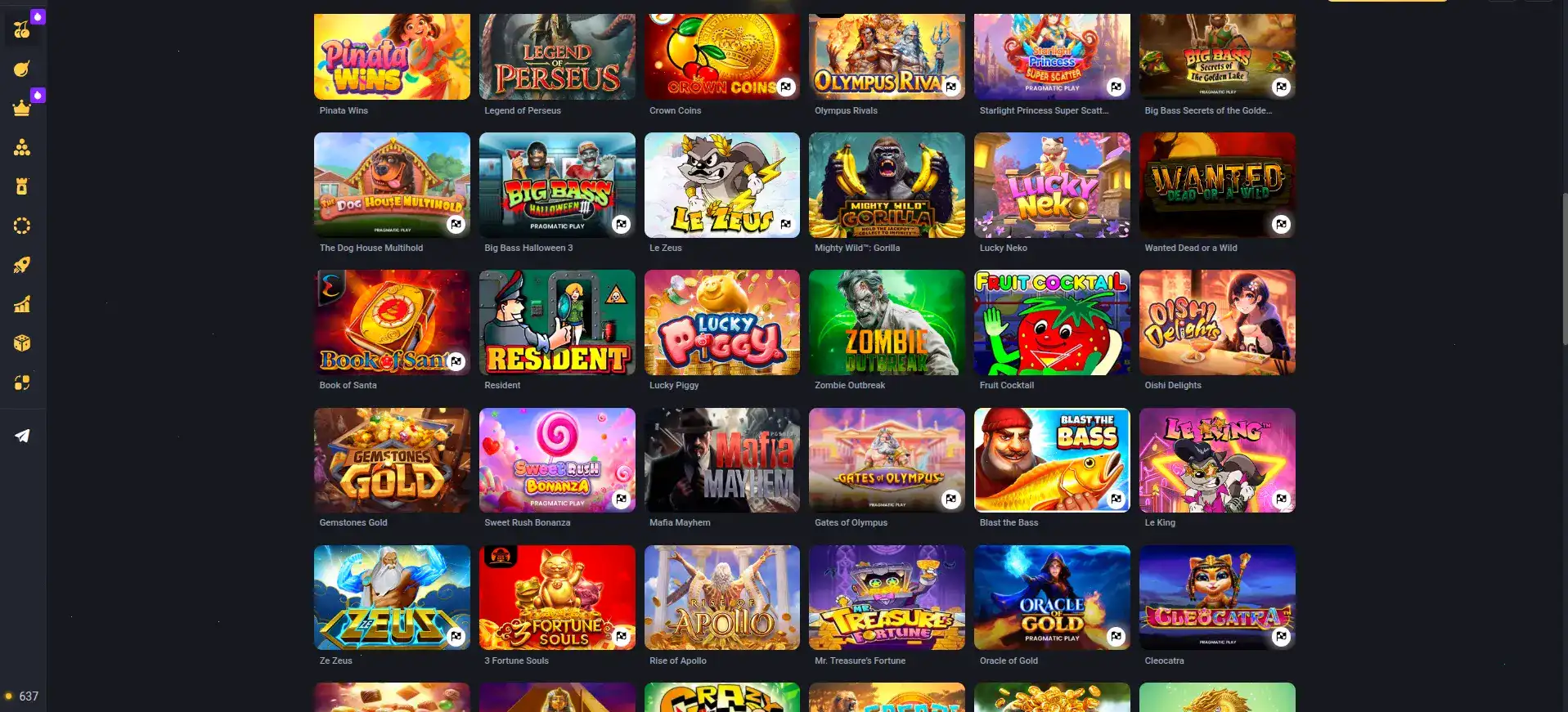 Мобильная версия казино Люкс на телефоне